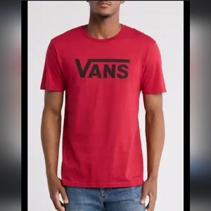 Vans Classic Tee Chili Pepper-Black Size Medium